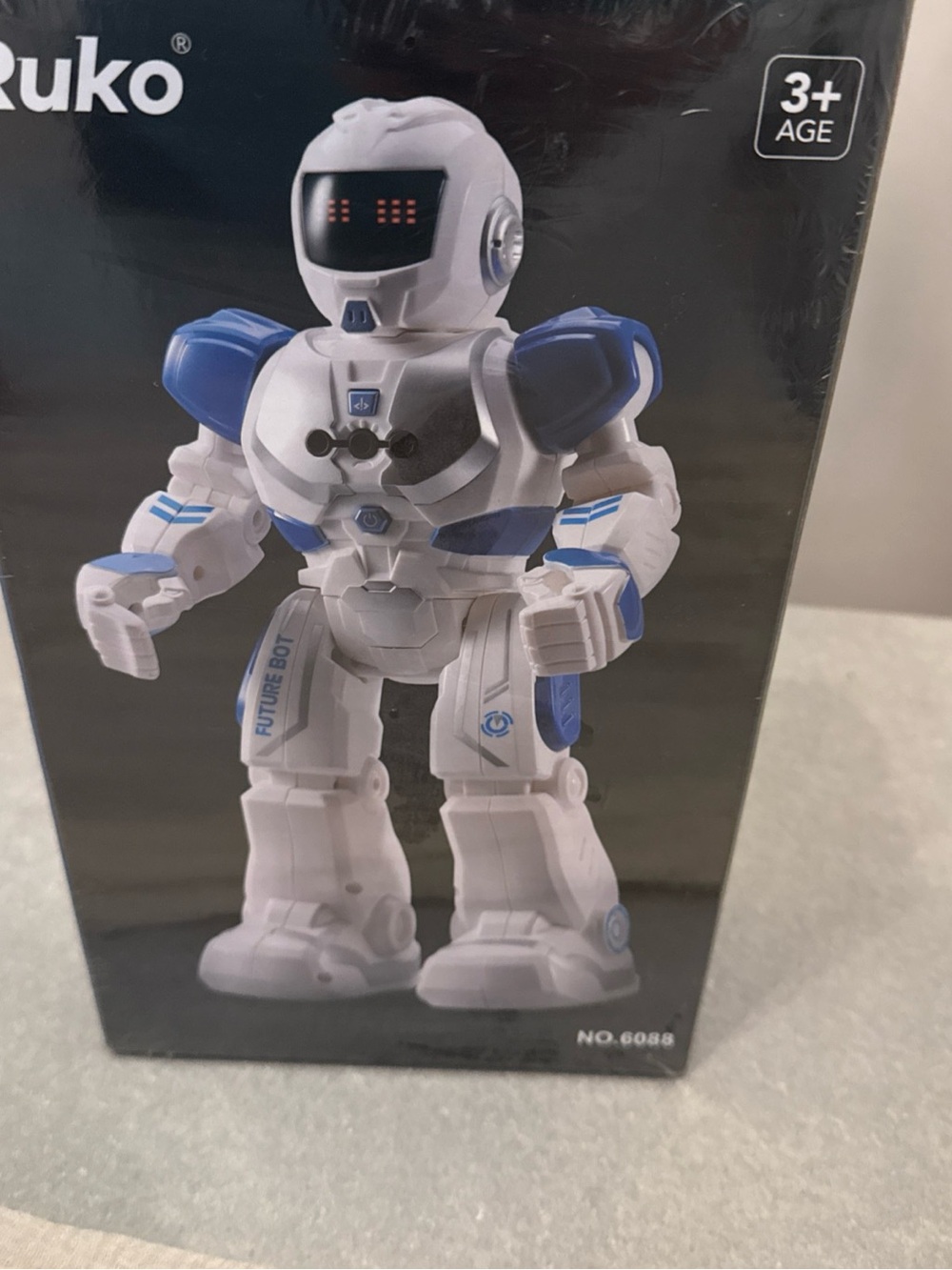 Blue & White Interactive Future Bot - Kids Toy Robot